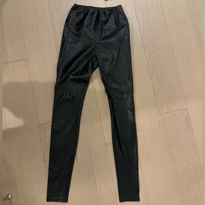 Aritzia Daria pant size M tight faux leather pants